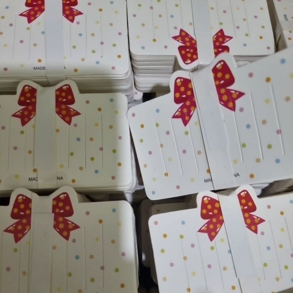 LABEL/ALAS AKSESORIS Rambut Harga GROSIR TERMURAH 500pcs