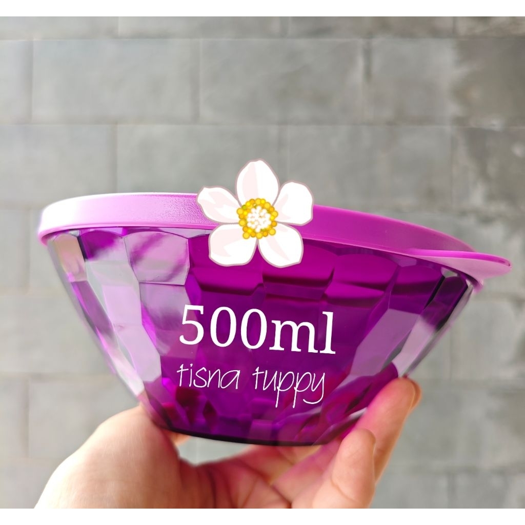 prism bowl TUPPERWARE MANGKOK KRISTAL 500ml kecil bisa ecer