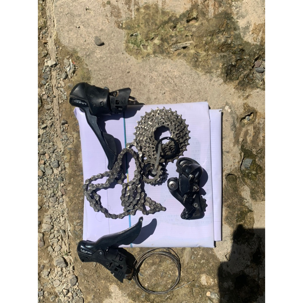 groupset sora bekas layak pakai