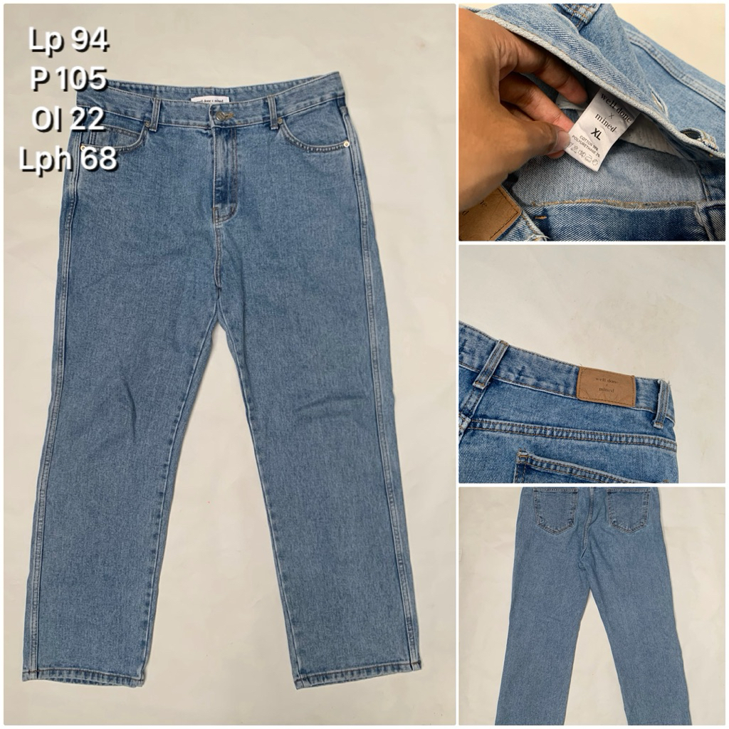Blue Jeans Well done x Mined 35-36