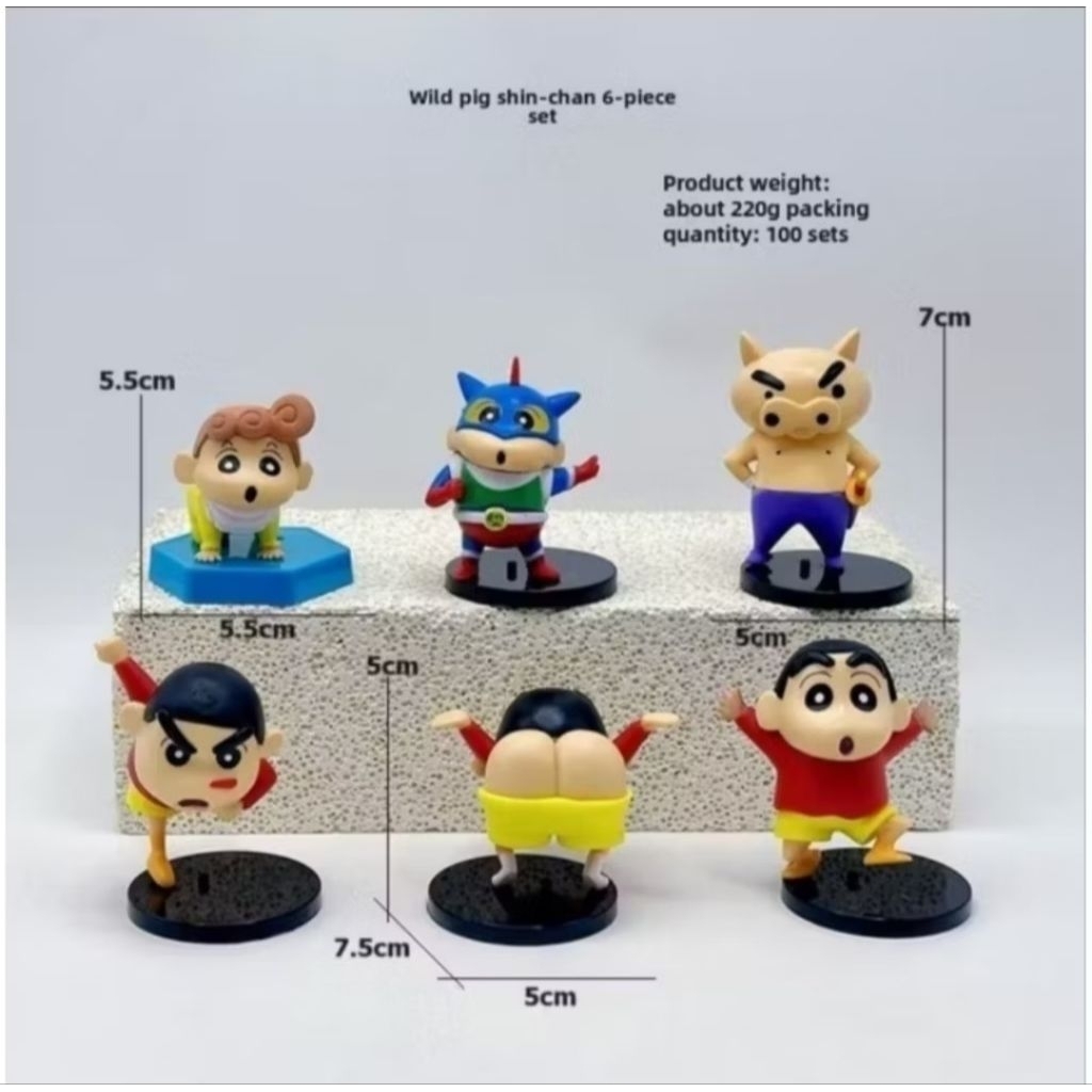 action figure sincan crayon shincan