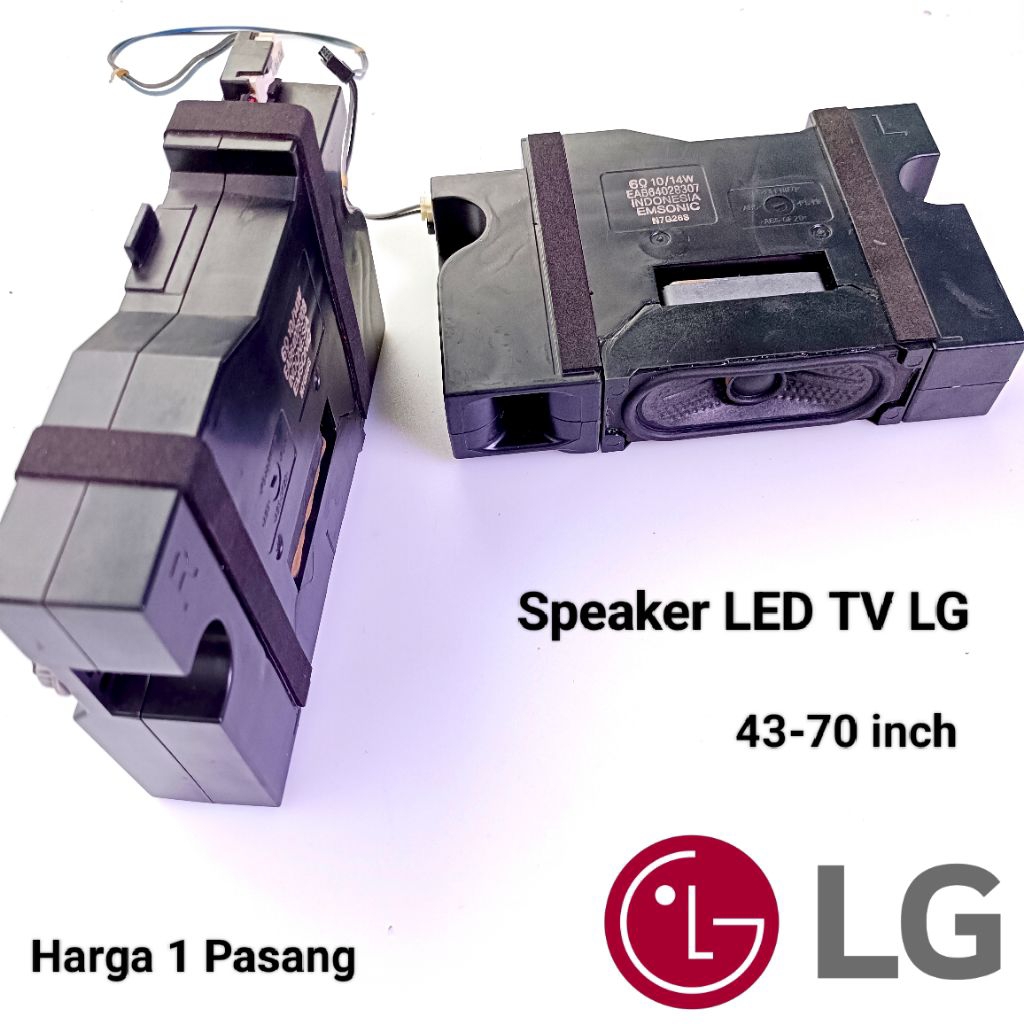 1 Pasang Speaker TV LED LG 43-70 inch Original LG