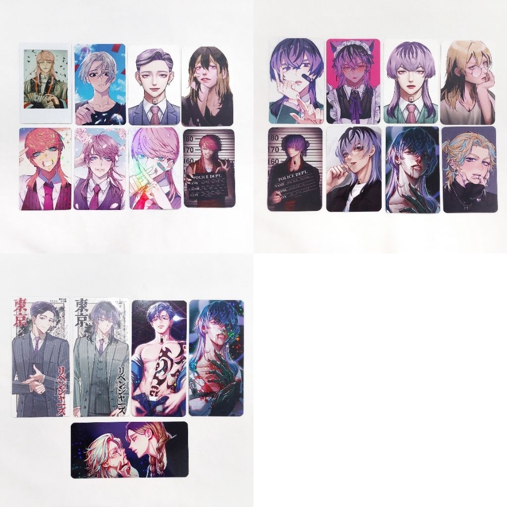 Tokyo Revengers Haitani Ran Rindou Sanzu Mikey Photocard PC Poca Fanmerch
