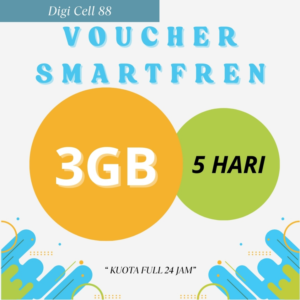 Voucher Kuota Data Smartfren 2GB 3 Hari | Voucher Smartfren Unlimited 3GB 3Hari Nasional