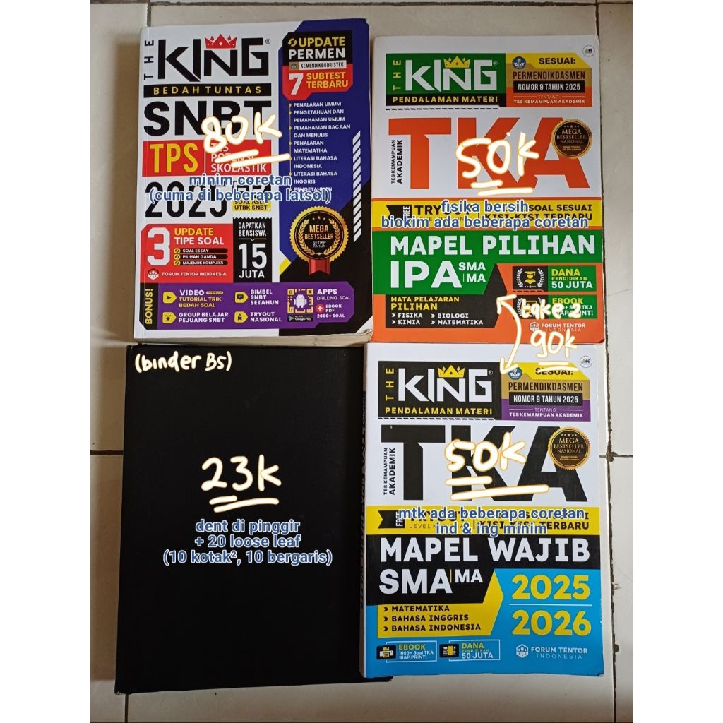 (preloved) binder B5