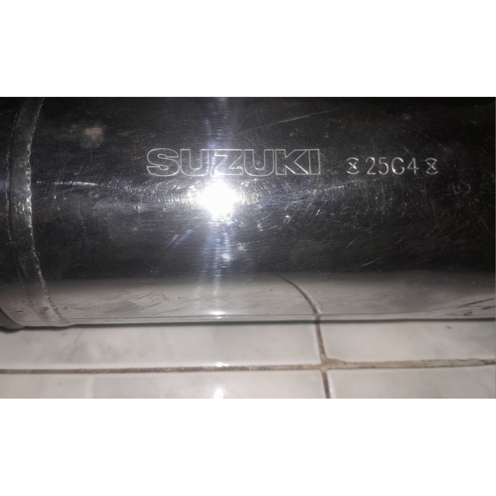 knalpot suzuki knalpot satria knalpot fu silincer fu original kenalpot suzuki satria fu ori lepasan 