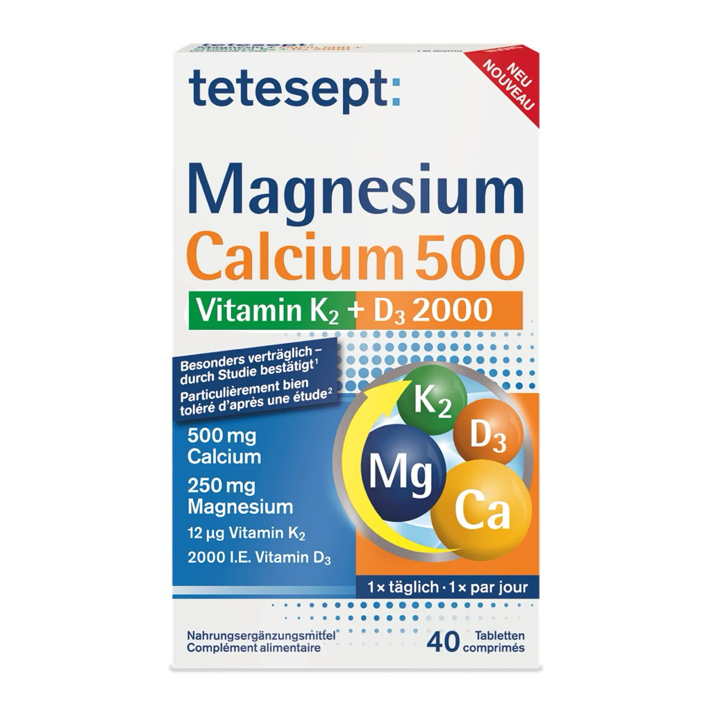 Tetesept Magnesium Calcium Vitamin D3K2