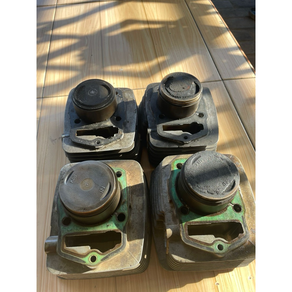 Blok buring cilinder isi piston std ori copotan motor tiger revo