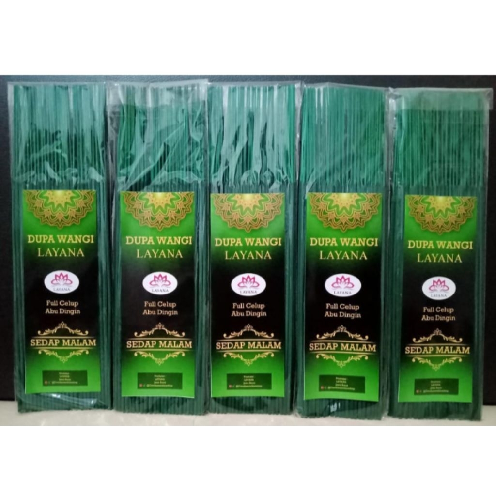 Dupa Wangi Layana Stik Hijau Aroma Sedap Malam 110 gram