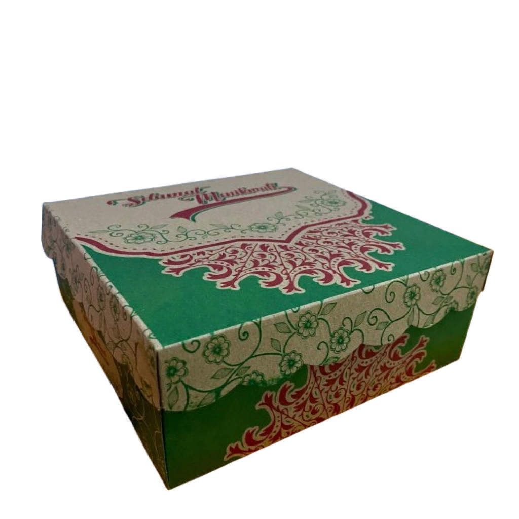 Dus Nasi/Dus Kue||Kardus Motif Uk. 20x20x7||