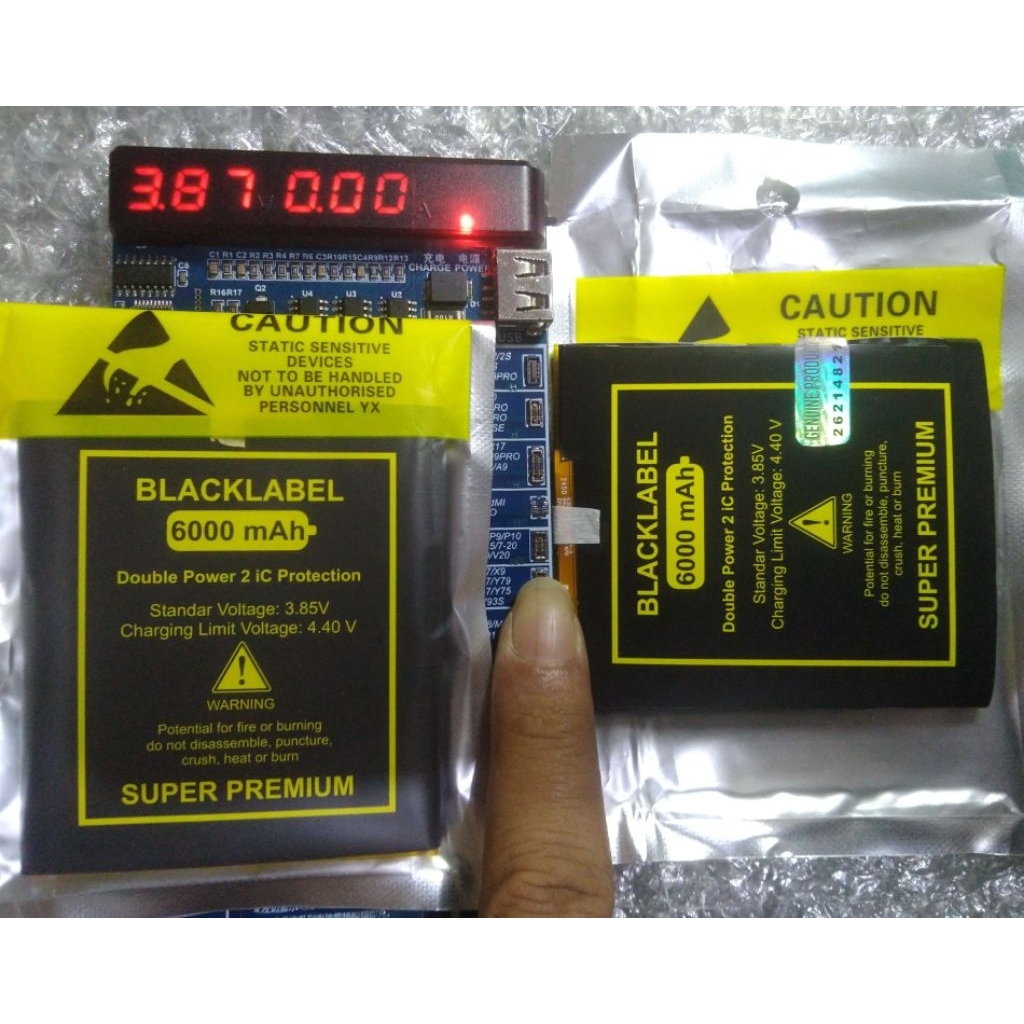 Sharp HE384 HE-384 Batu Batre Battery Baterai Sharp Aquos V SH-C02 Double Power 6000mAh 2 iC Protect