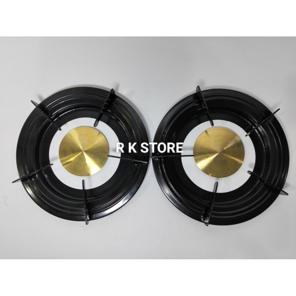 Termurah Paket Tungku Kompor Quantum Kaki 5 + 2 Burner Kuningan 8cm Tebal Kompor Gas 2 Tungku