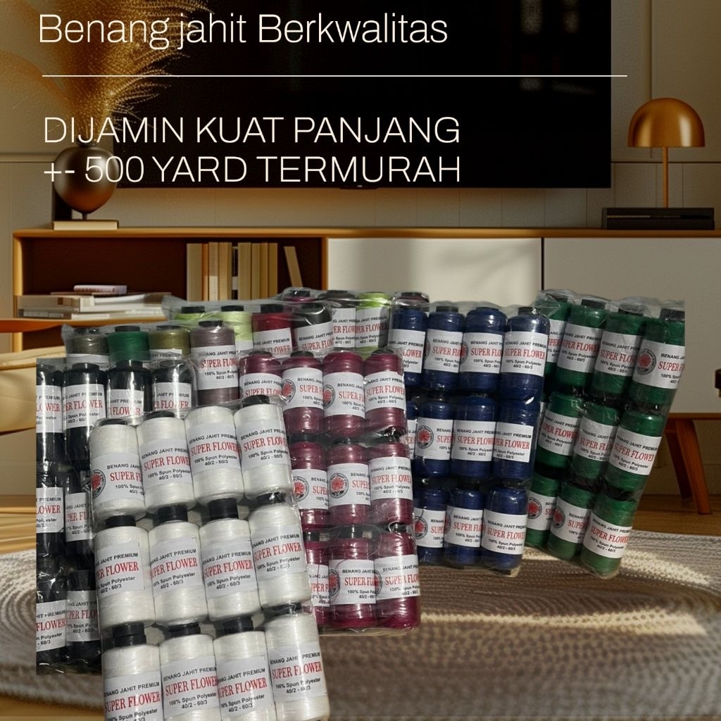Benang Jahit Banyak Pilihan Warna 500 Yard Katalog 2