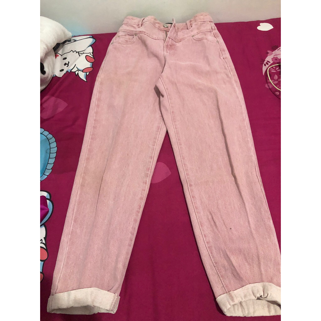 [Preloved] Jeans Pink Bershka