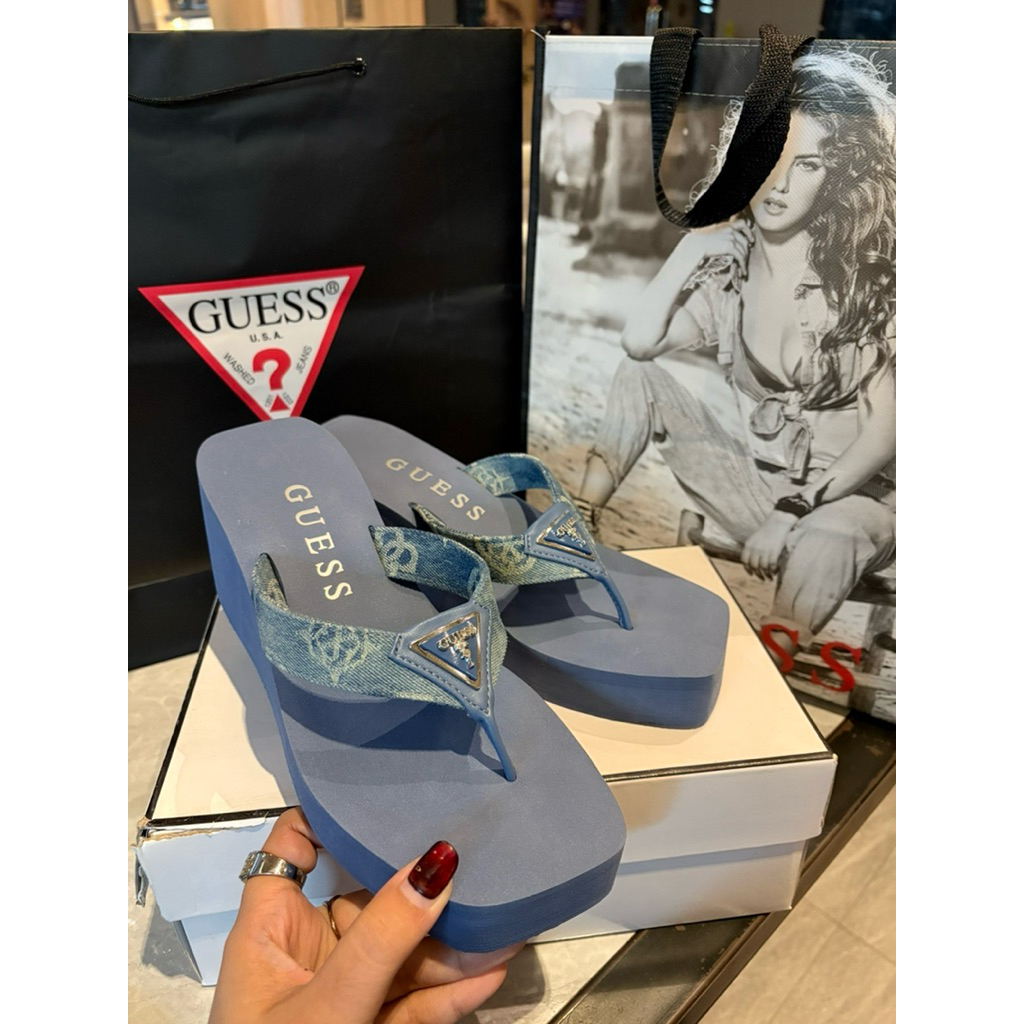 sandal wedges guess original