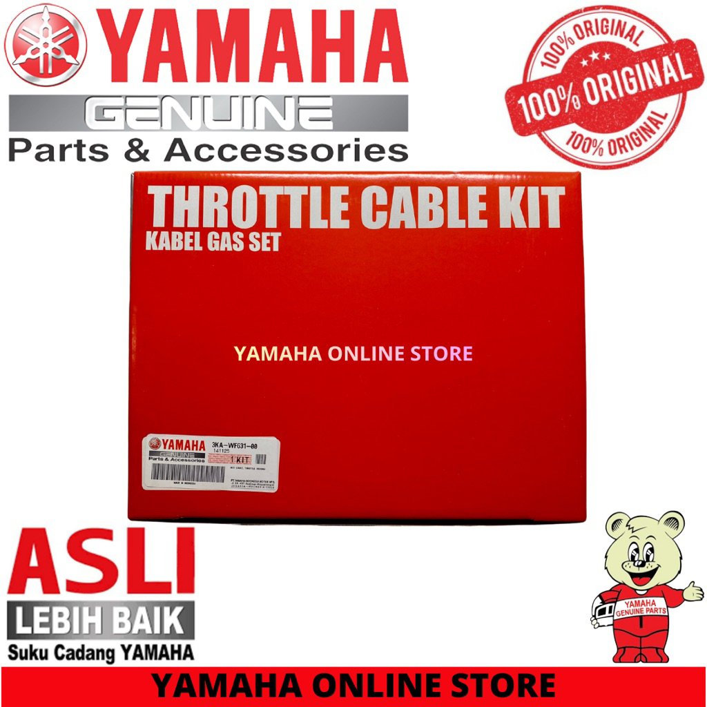 3KA-WF631-00 | KABEL TALI GAS SET RXS RX KING ORIGINAL YAMAHA