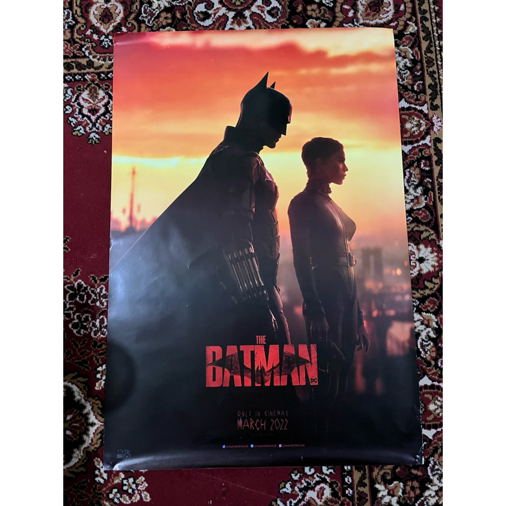 POSTER ORIGINAL MOVIE - FILM THE BATMAN - EX BIOSKOP