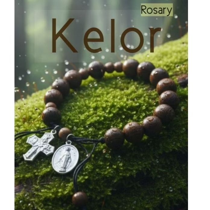 Gelang rosario tali KAYU KELOR
