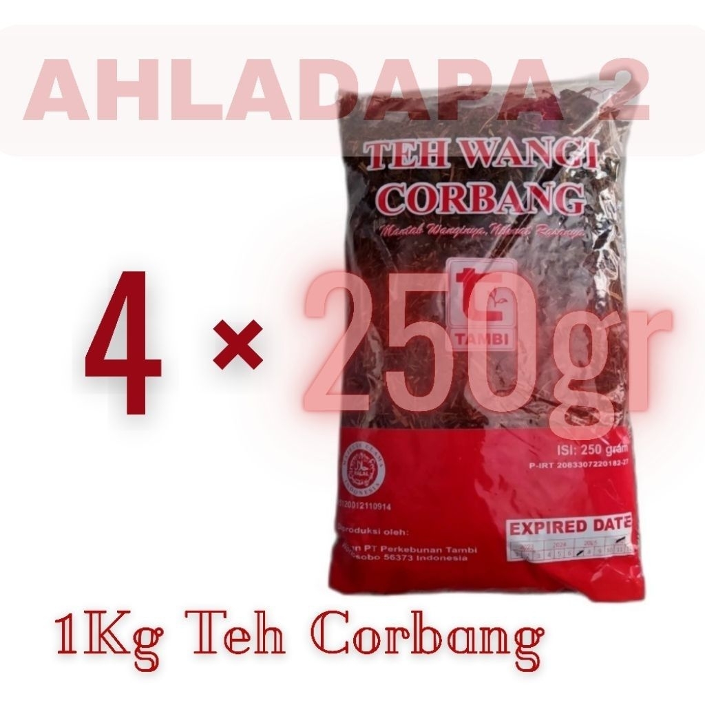 1Kg Teh Corbang (4 × 250gr) / Teh Wangi Corbang Tambi