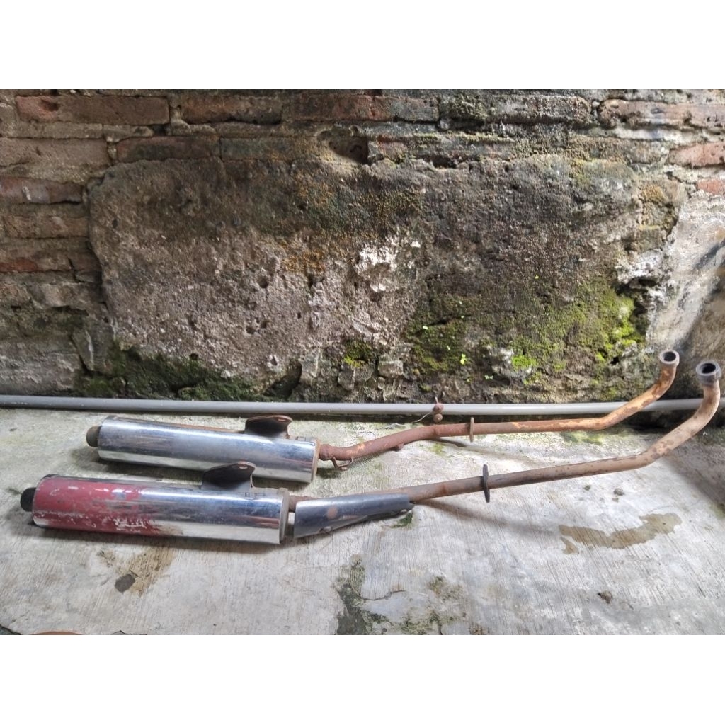 knalpot Kawasaki athlete original