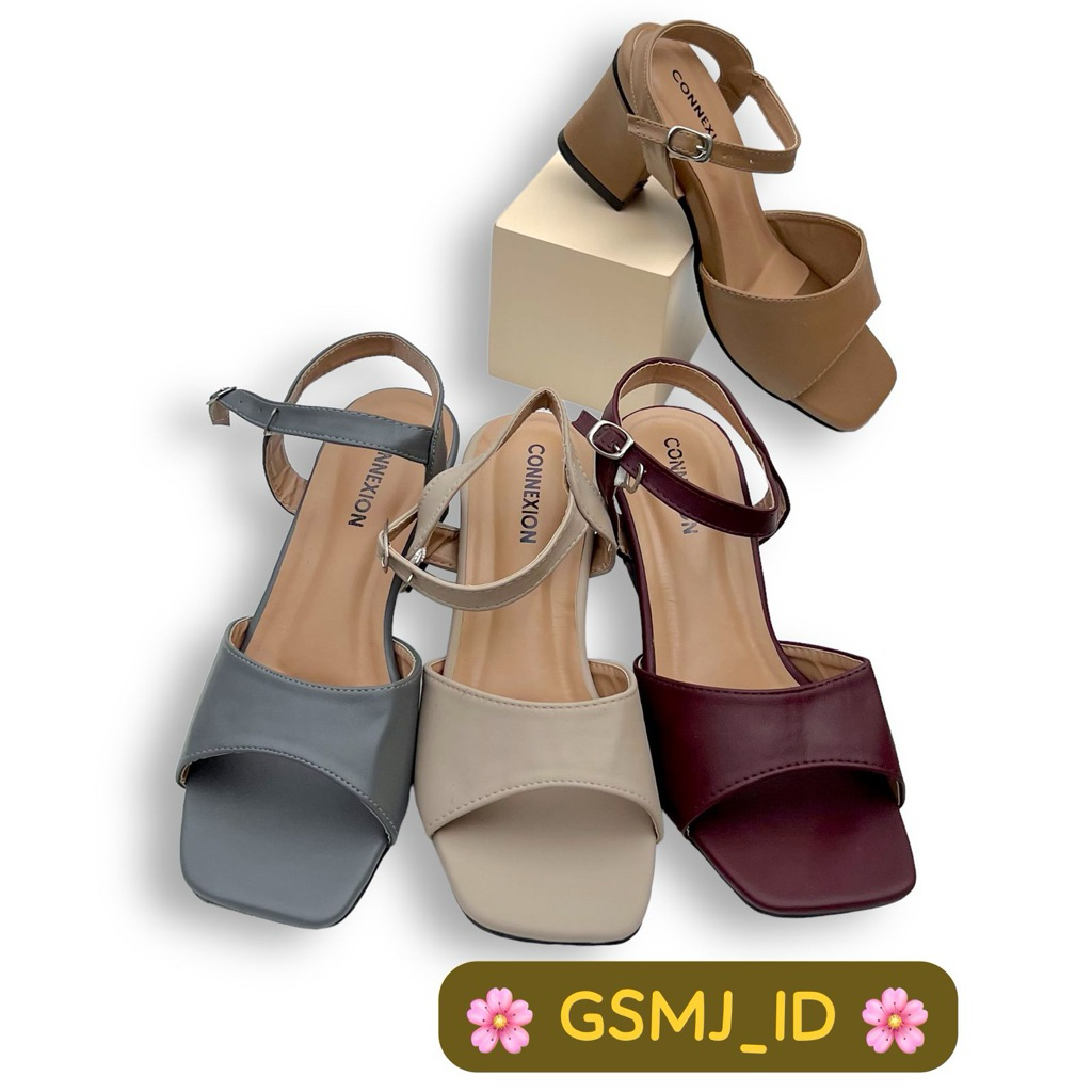Sepatu Sandal Kondangan Wisuda Pesta Wanita Terbaru Heels 5cm brand matahari kode TTL