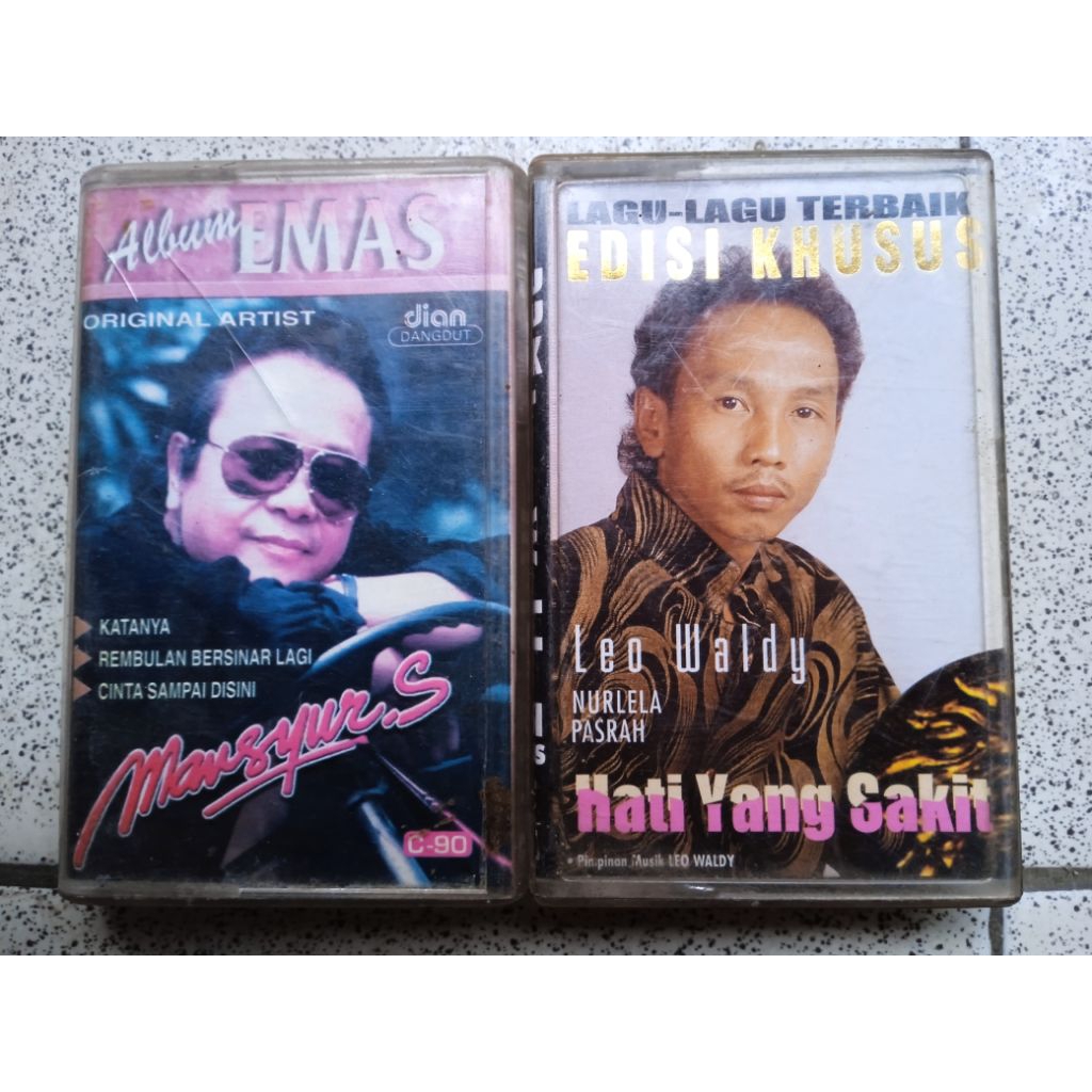 Album Emas Mansyur S & Leo Waldy, Harga 2kaset