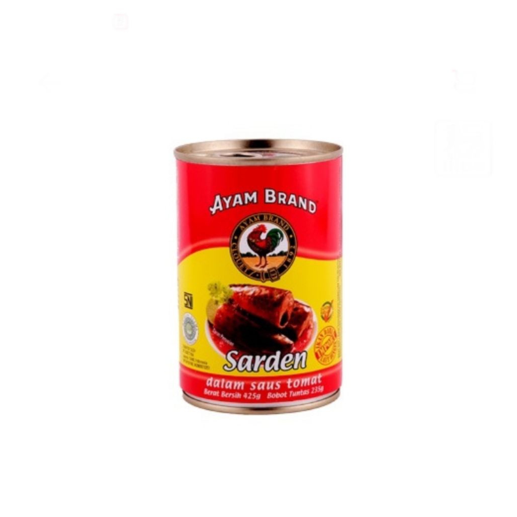 ayam brand sarden bulat 425 gr