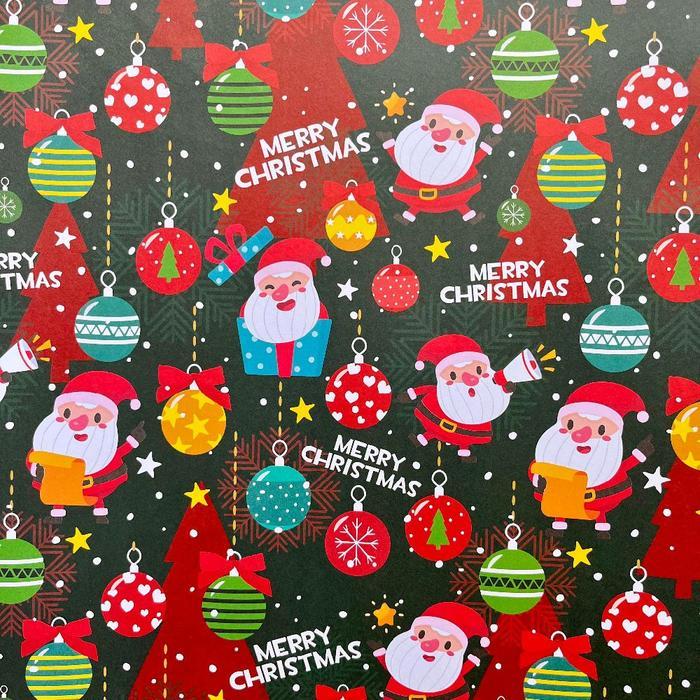 Kertas Kado Natal Kecil & Besar Sansan Wawa