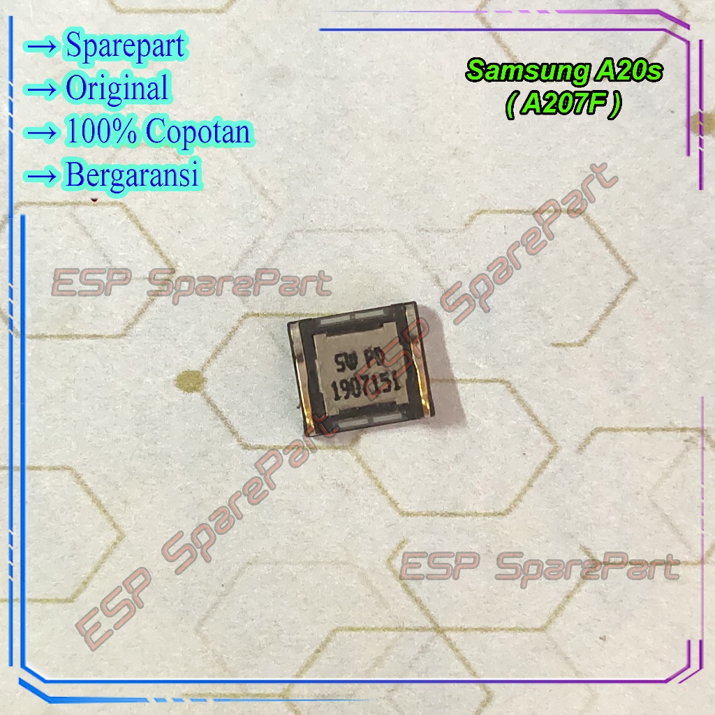 Earpiece Samsung A20s - A207F Speaker Telinga / Spiker Atas Copotan