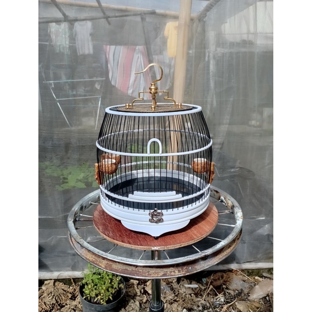 Sangkar cungkok gentong PVC ruji fiber d26 tebok slorokan unik