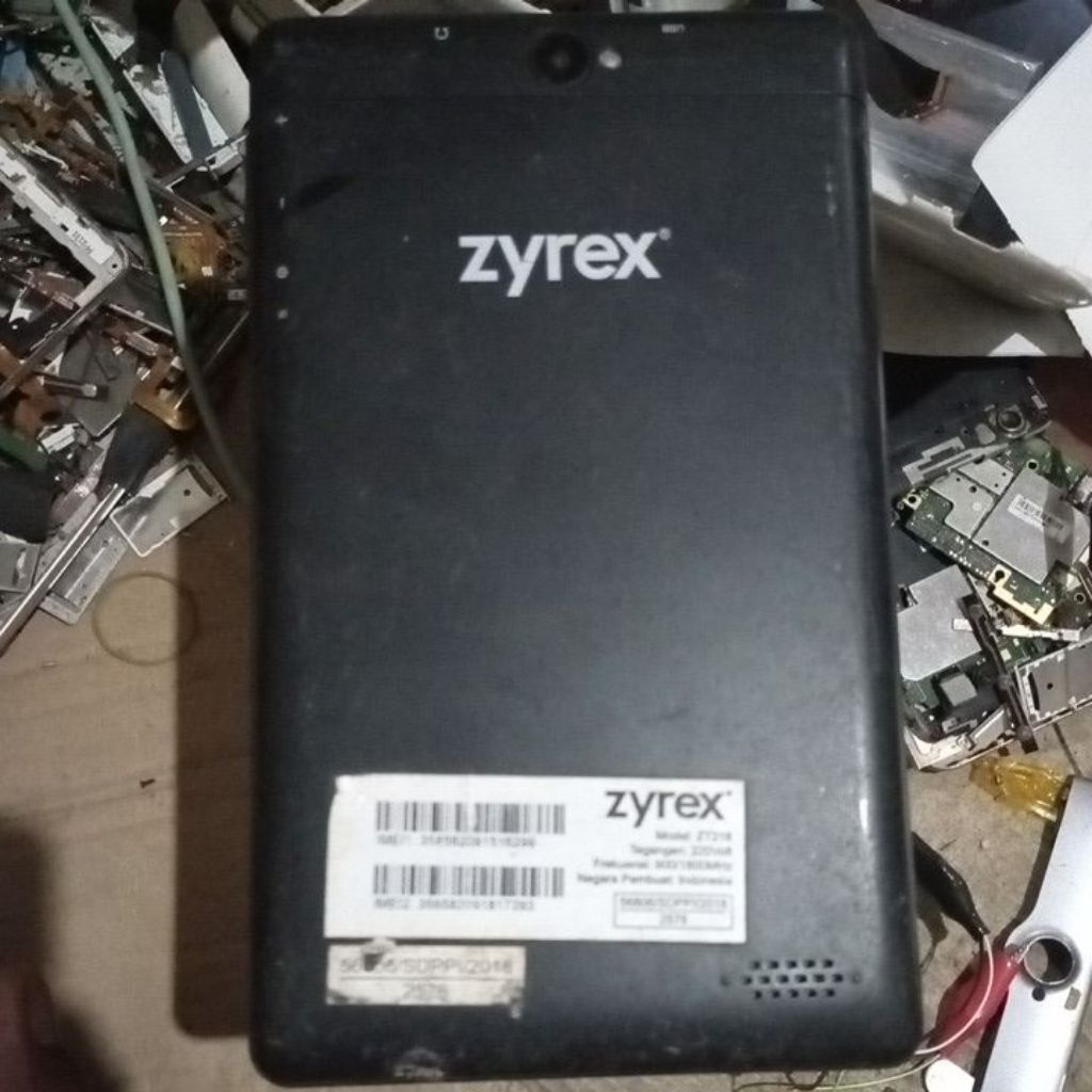 MESIN HIDUP TAB ZYREX ZT216 MINUS LCD