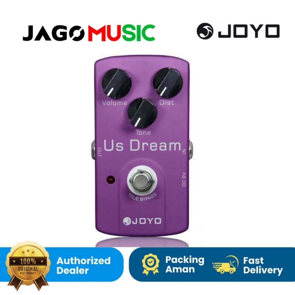 Efek Gitar Effect Joyo JF-34 Distortion US Dream Distorsi Efek Joyo JF34