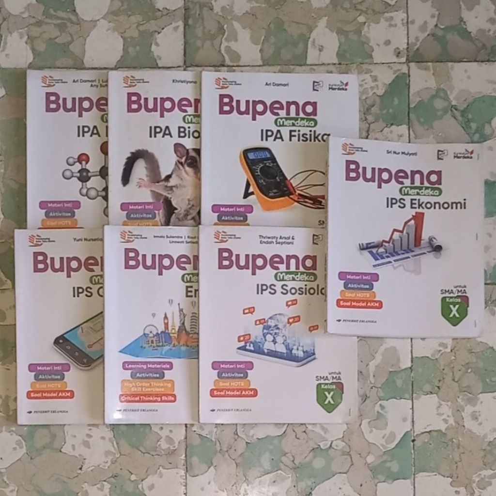 Buku Bupena Bekas Original Kelas 10