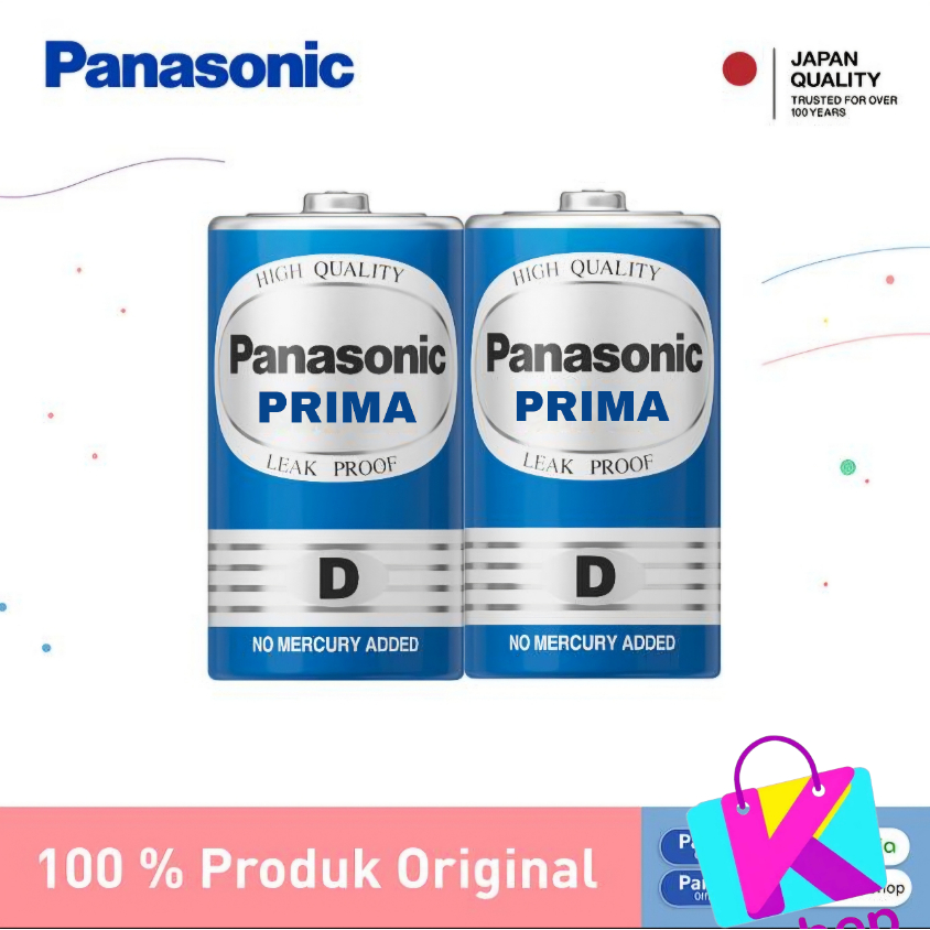 BATERAI R20-D PANASONIC ISI 2 PCS / JUMBO BESAR BATRE
