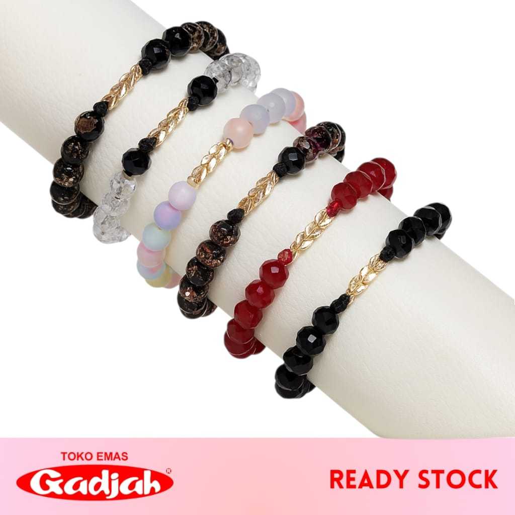 Gelang Emas Manik Shimmer - Toko Emas Gadjah