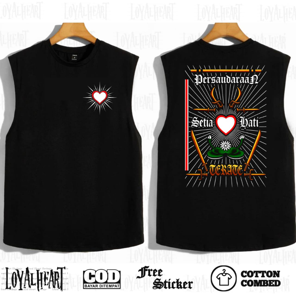 Loyal Heart Kaos Singlet Lambang Psht Singlet Psht Lambang Kaos Singlet Psht