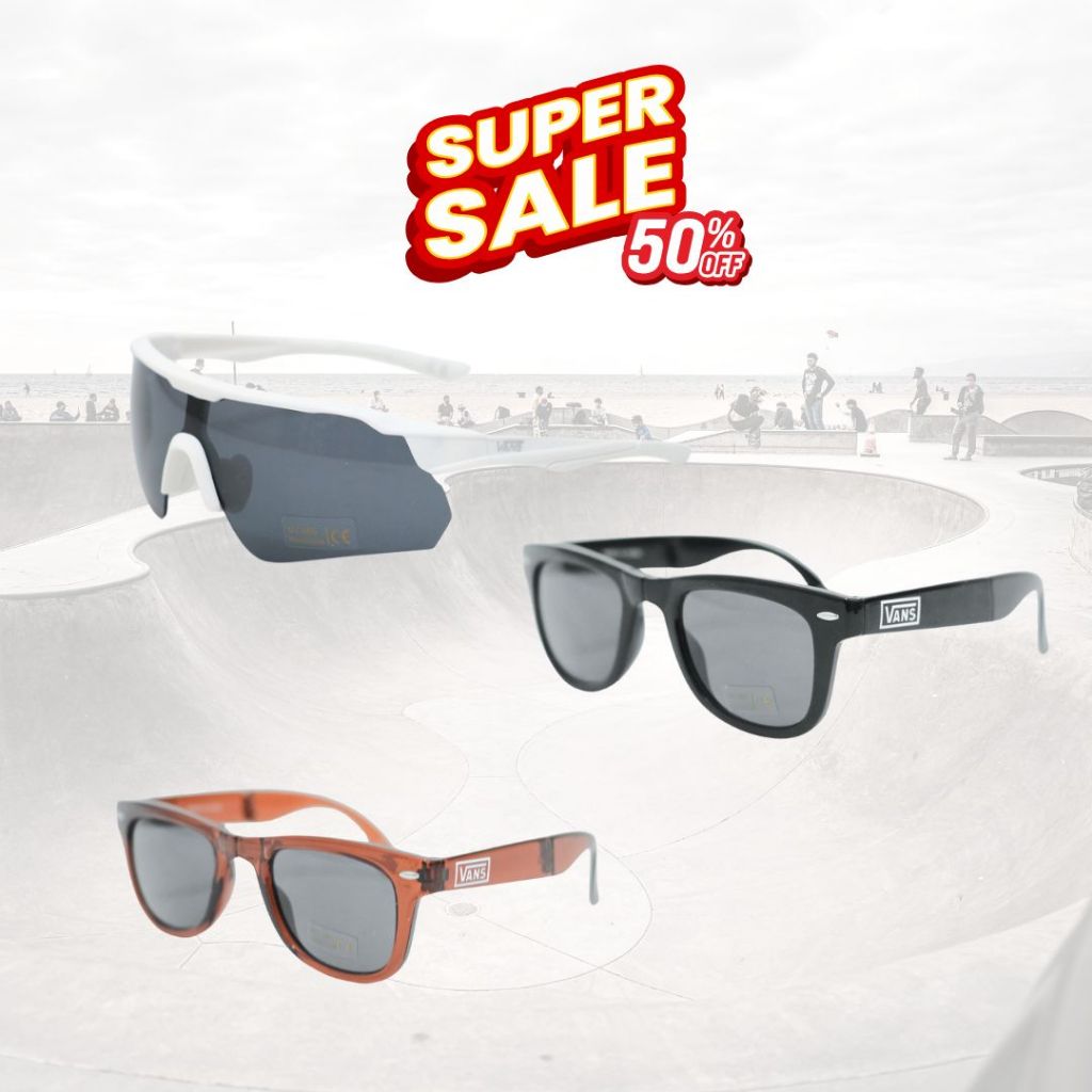 Kacamata Hitam Vans Sunglasses  Original Sale 