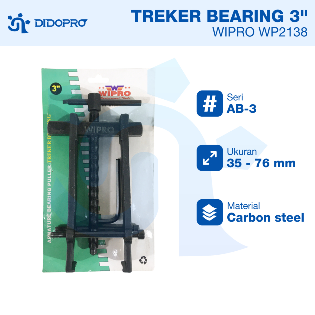 BEARING PULLER AB3 TREKER CABUT BEARING KAKI 2 35-76 MM BESAR TREKER BEARING AB 3
