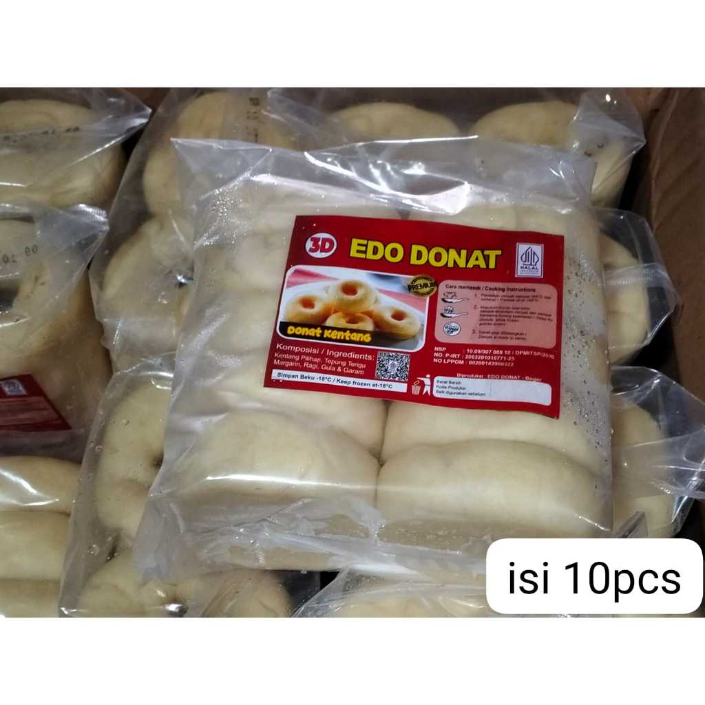 Donat 3D (EDO DONAT) / Donat Kentang / Donat Frozen Empuk
