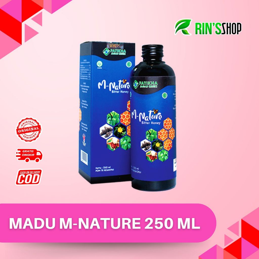 MNATURE M-NATURE MADU PAHIT PROBIOTIK MADU LAMBUNG MADU HITAM UNTUK LAMBUNG