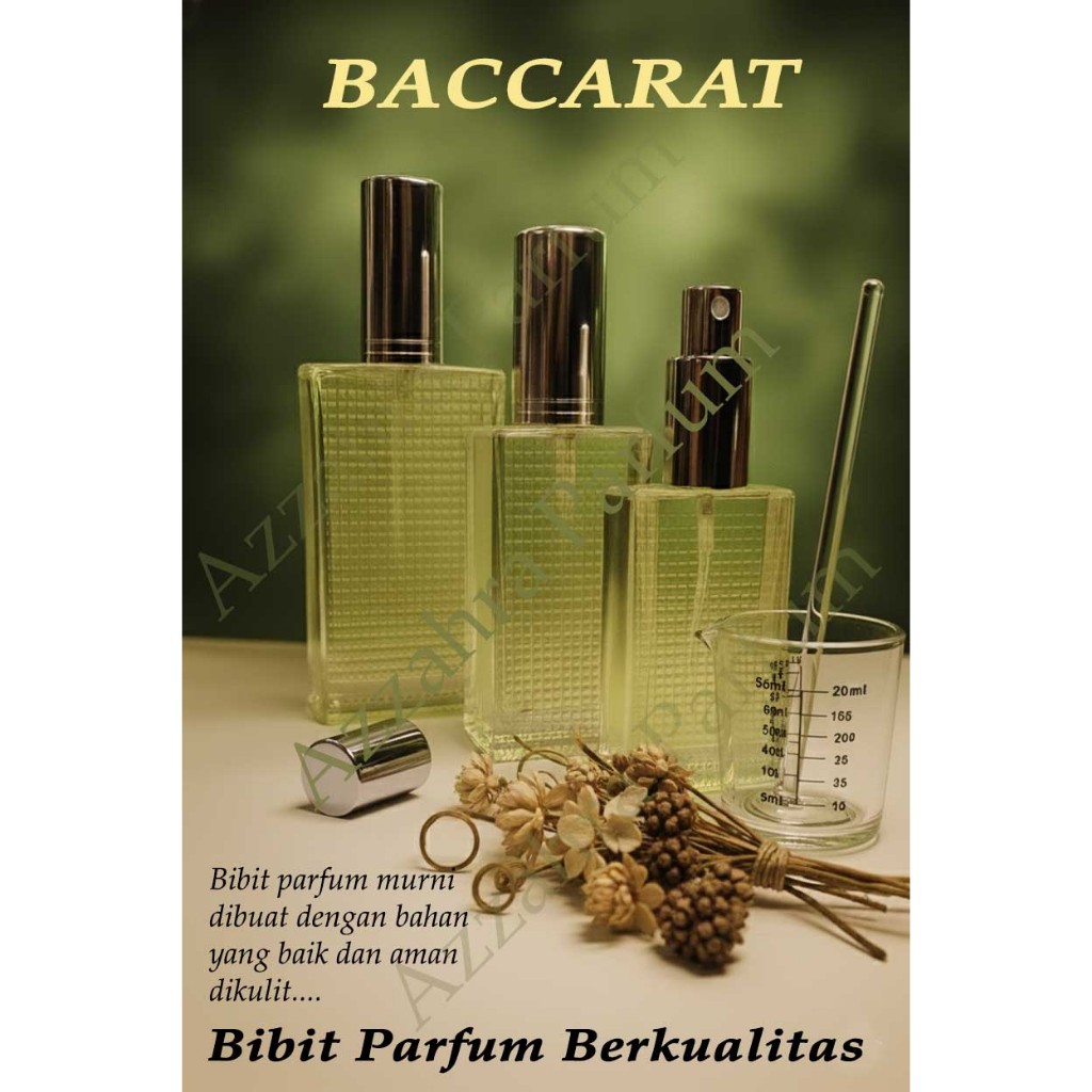 PARFUM PRIA WANITA BACCARAT PREMIUM / PARFUM REFILL BACCARAT KUAT TAHAN LAMA