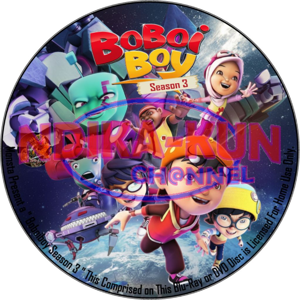 Kaset DVD Boboiboy Season 1 - 3 Full Episode