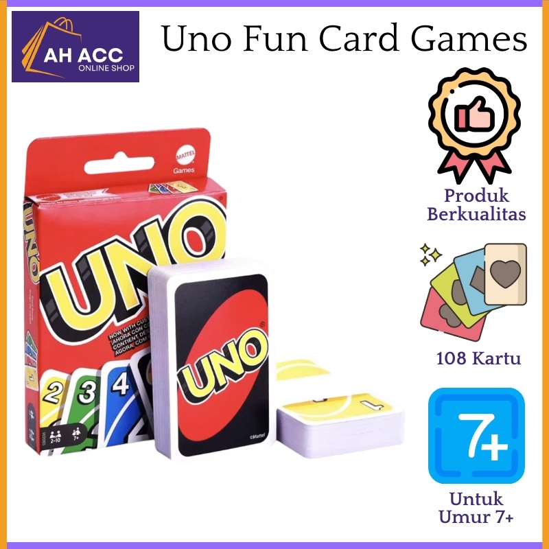 [KH] Uno Card Game | Kartu Permainan Keluarga Seru | Uno Card Game