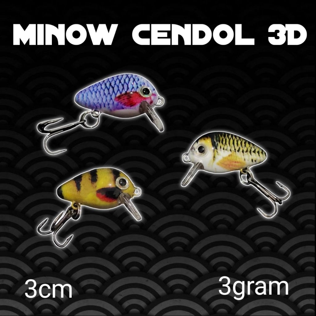 micro minow/minow deep /lure minow/slow shiking/minow 3gram 3cm