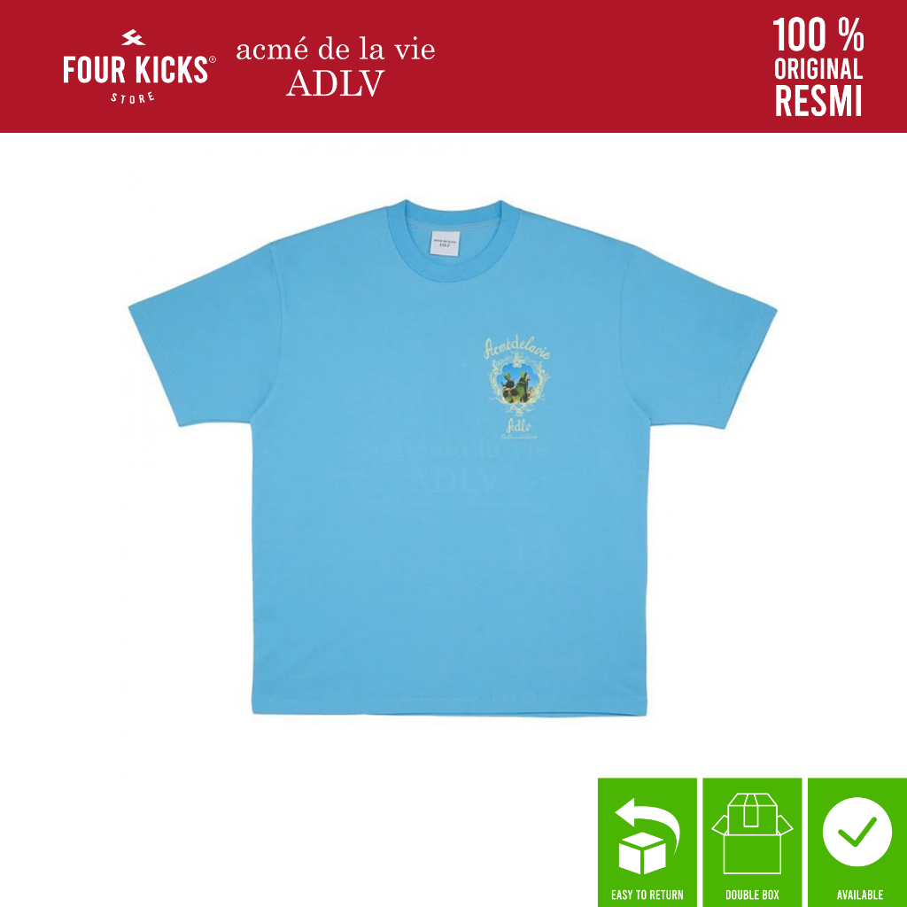 ADLV Cactus Mirror T-Shirt Blue - 100% ORIGINAL RESMI