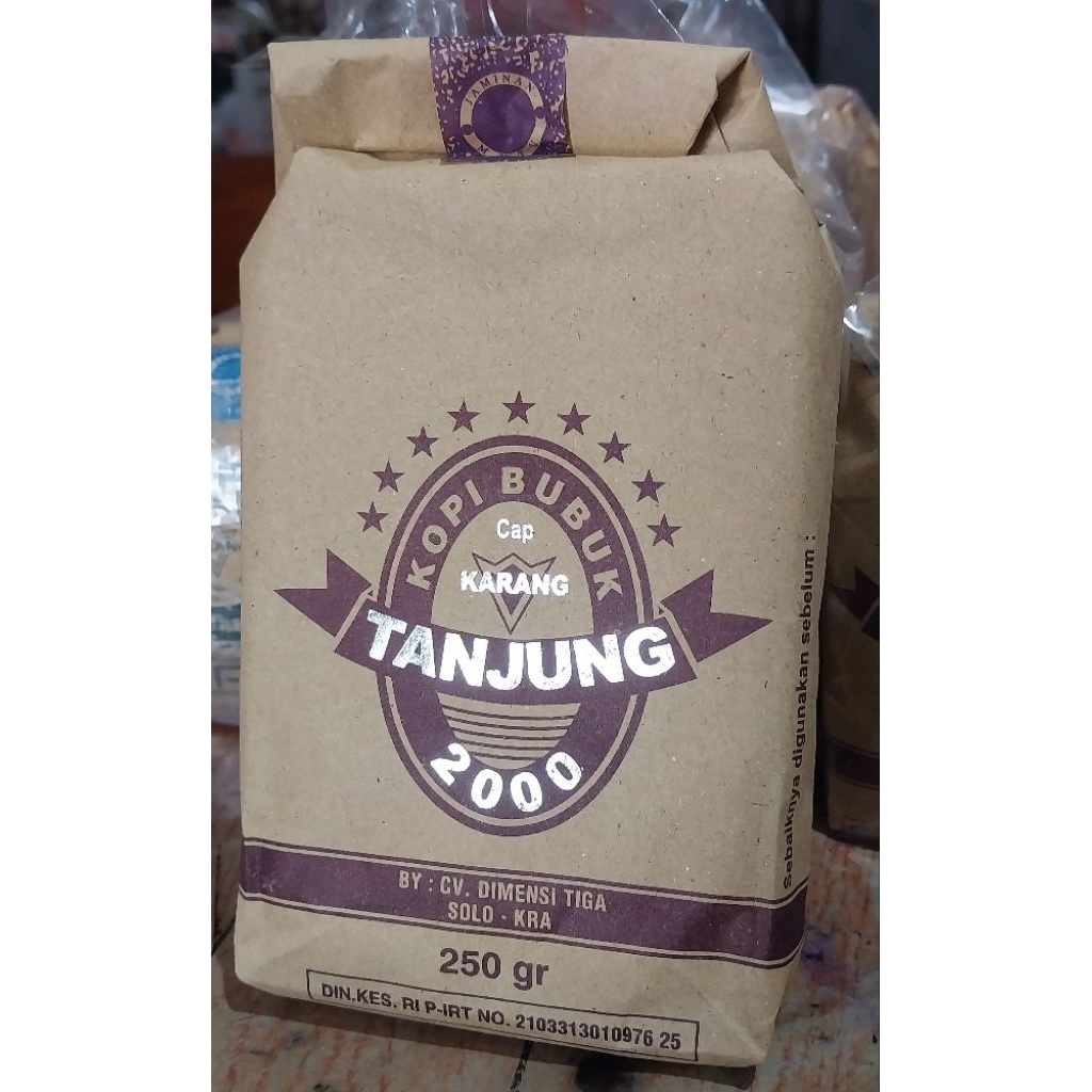 Kopi tanjung cap karang 250 gram / KOPI TANJUNG | KOPI HITAM