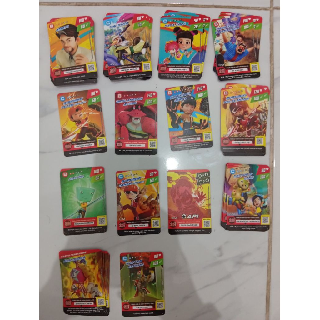 KARTU RARE BOBOIBOY CHOKI CHOKI GOLD CARD BOBOIBOY MONSTA GALAXY CARD X CHOKI CHOKI ASLI ORIGINAL MU