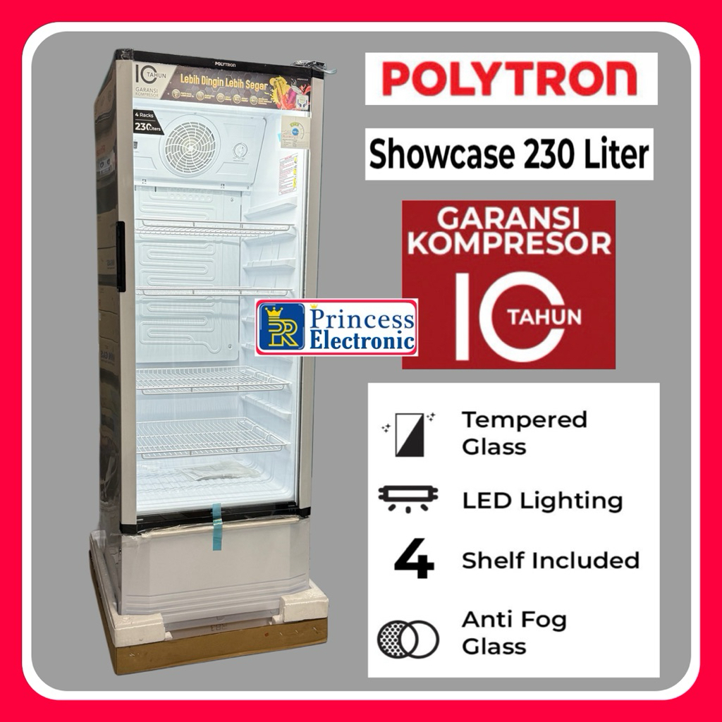 POLYTRON Showcase 230 Liter SCN 220 Pendingin Minuman