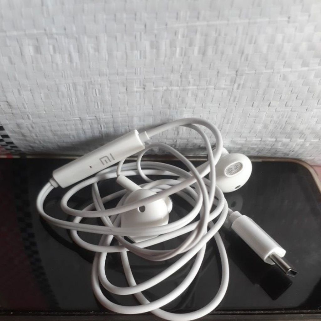 Headset Type C Xiaomi Redmi 14T , Mi A2 Headset Colokan Type C