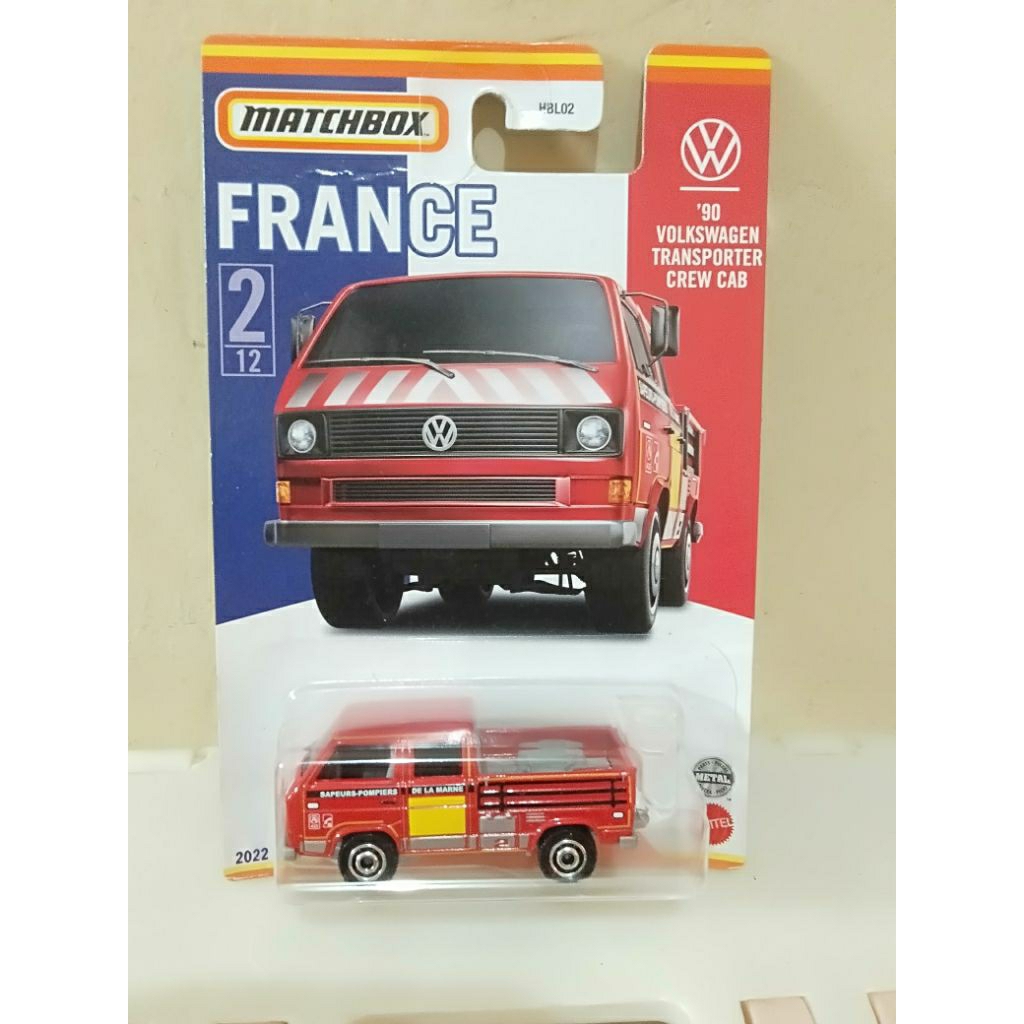 Matchbox 90 Volkswagen Transporter Crew Cab France